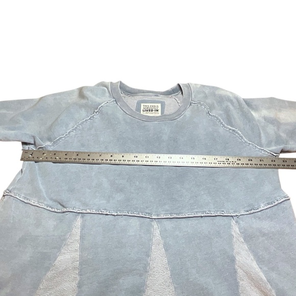 AMERICAN EAGLE ‘This Looks Seriously Lived In’ Boho Cotton Blend Tunic Mini Sz M - Picture 6 of 9
